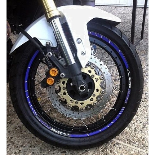 blaue Klebestreifen für 17-19 INCH RIMS kompatible Motorräder YAMAHA SUPER TENERE 2