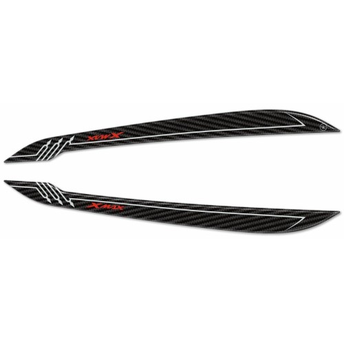 2 ADHESIVOS DE PROTECCIÓN DE MANETAS 3D compatibles scooters YAMAHA XMAX 400 2017-2021 2