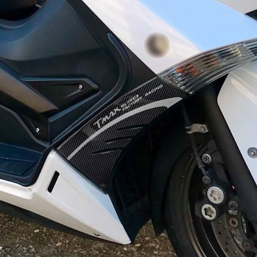 2 ADESIVI Resinati 3D Gel ERGAL compatibili per carena YAMAHA TMAX 530 2012-2016