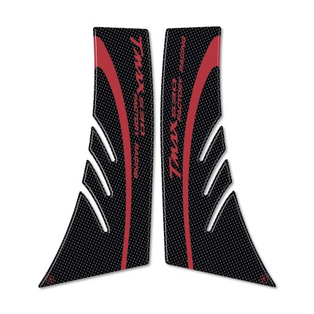 2 ADESIVI Resinati 3D Gel ERGAL compatibili per carena YAMAHA TMAX 530 2012-2016