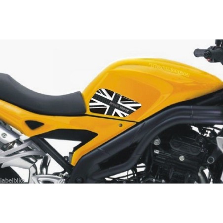 2 PROTECCIONES LATERALES 3D compatibles para motos Triumph SPEED TRIPLE hasta 2013.