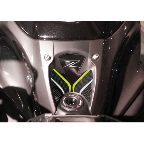 PROTECTION 3D ignition key area in GEL compatible for MOTORBIKE KAWASAKI Z900 green