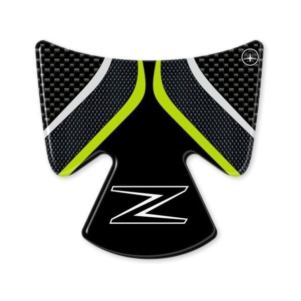 PROTECTION 3D-Zündschlüsselbereich in GEL kompatibel für MOTORRAD KAWASAKI Z900 grün