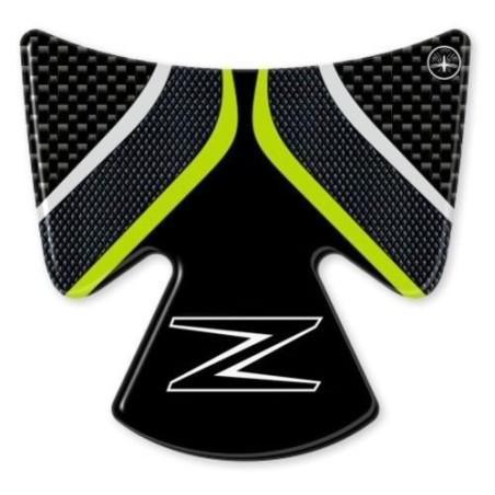 PROTECTION 3D zone de la clé de contact en GEL compatible pour MOTO KAWASAKI Z900 vert