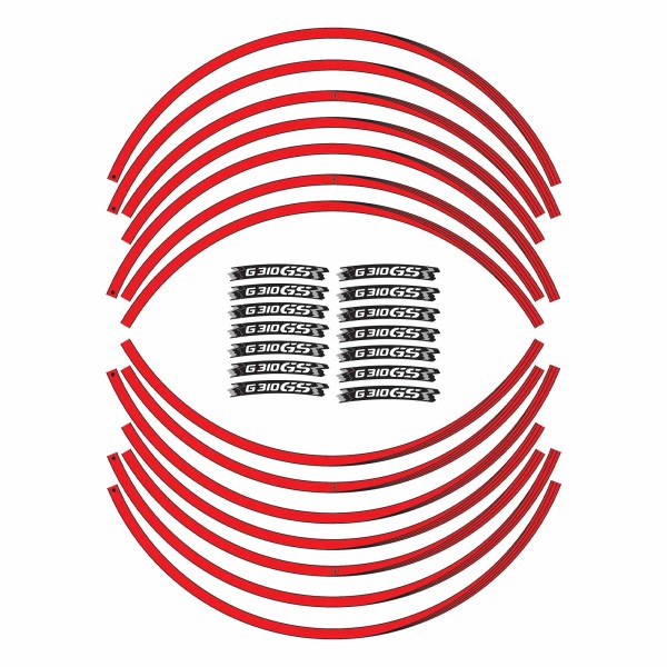 ADHESIVE STRIPES passend für BMW G310 GS MOTORRAD 17" 19" Felgenaufkleber Tuning