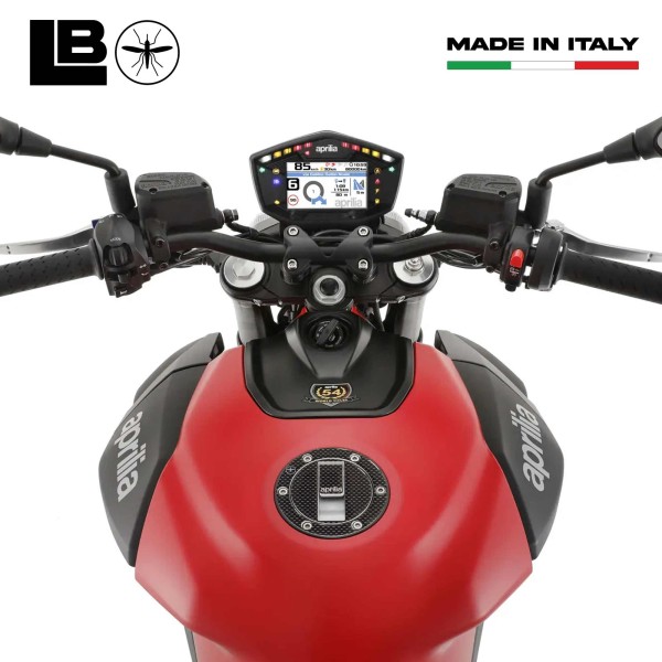Adesivo 3D Protezione per tappo Serbatoio Compatibile con Moto Aprilia