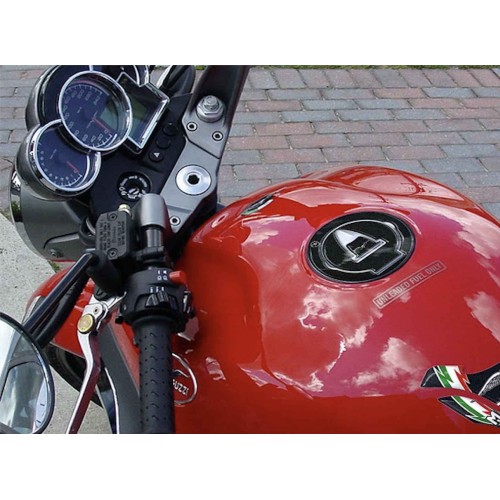 EXCLUSIVE 3D ADHESIVE TANK PLUG PROTECTION compatible for MOTO GUZZI BLACK