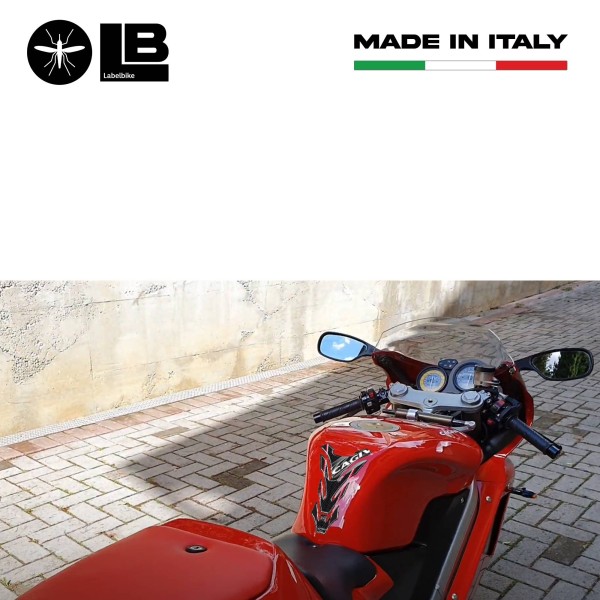 Paraserbatoio ADESIVO RESINA 3D PROTEZIONE SERBATOIO compatibile per MOTO CAGIVA