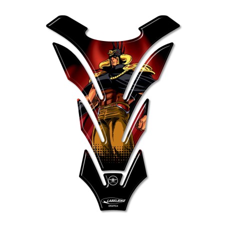 RAOUL KEN THE WARRIOR TANK STICKERS 3D RESIN FOR MOTORBIKES