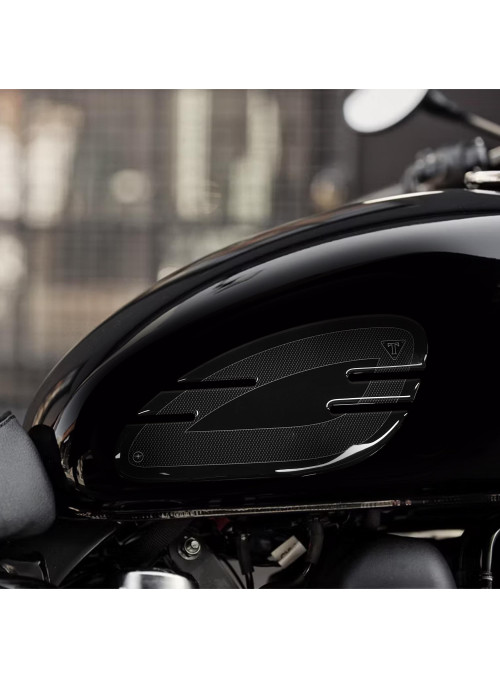 2 3D Tank Side Protector Stickers compatible Triumph BONNEVILLE MOTORCYCLE
