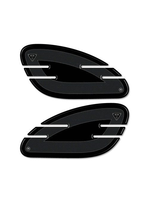 2 3D Tank Side Protector Stickers compatible Triumph BONNEVILLE MOTORCYCLE 2
