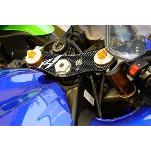 ADESIVO 3D compatibile per MOTO R 1 PROTEZIONE PIASTRA FORCELLA YAMAHA R1 04-06