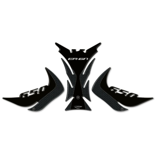 KIT 3D GEL ADHESIVES compatible with KAWASAKI ER-6n from 2012 onwards