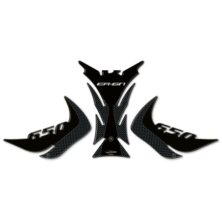 KIT ADESIVI IN GEL 3D PROTEZIONI compatibili per MOTO KAWASAKI ER-6n dal 2012