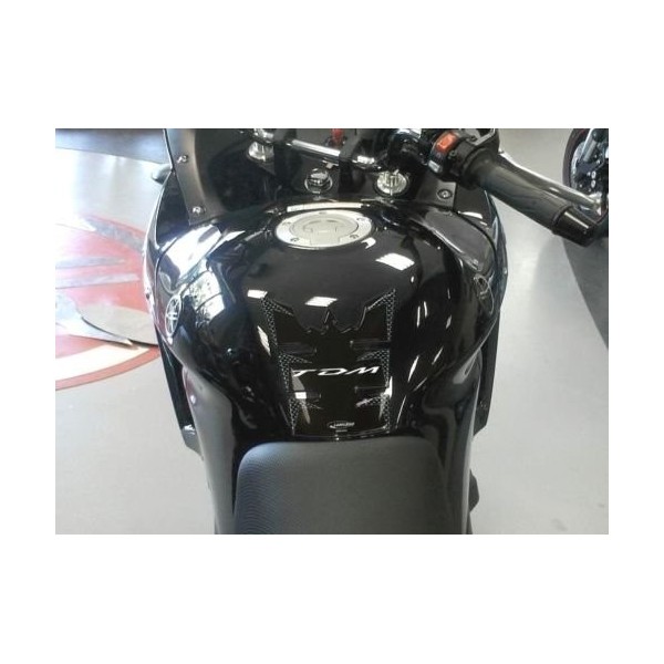 KIT di 3 ADESIVI in RESINA GEL 3D PROTEZIONI compatibili per moto YAMAHA TDM 900