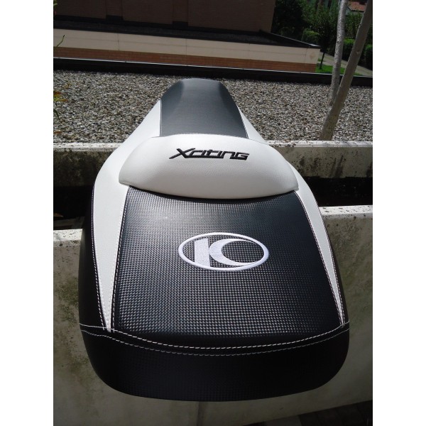 KYMCO 300R KYMCO 300R SADDLE COVER KIT WHITE TUNING x MOTO XCITING 300 R