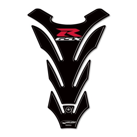PARASERBATOIO ADESIVI 3D SUZUKI PROTEZIONE SERBATOIO per MOTO GSXR GSX-R NERO