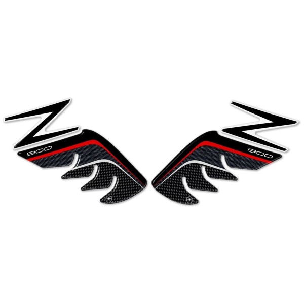 2 protections latérales de genoux compatibles 3D pour MOTOCYCLE KAWASAKI Z900