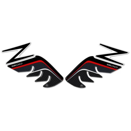 2 protections latérales de genoux compatibles 3D pour MOTOCYCLE KAWASAKI Z900