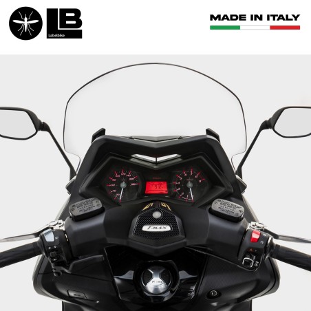 ADHESIVES GEL 3D guidon ERGAL compatible pour SCOOTER YAMAHA TMAX 530 2012-2016