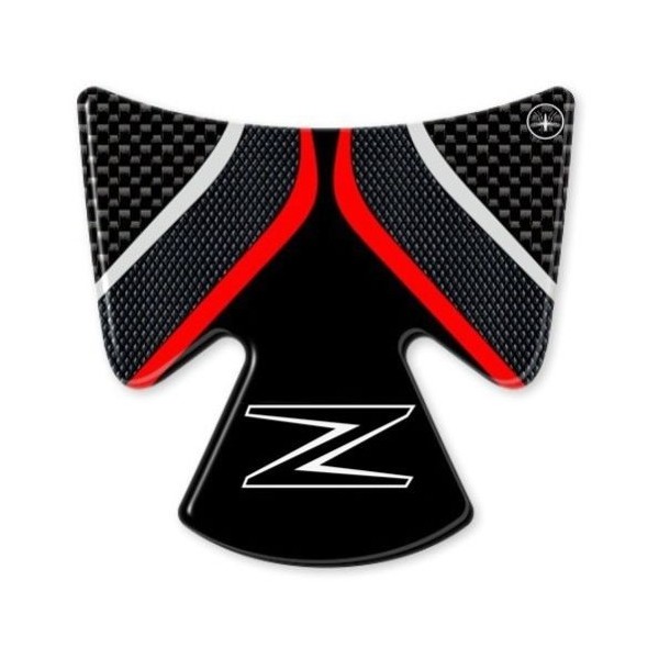 3D GEL PROTECTION Zündschlüsselbereich kompatibel für MOTO KAWASAKI Z900 rot