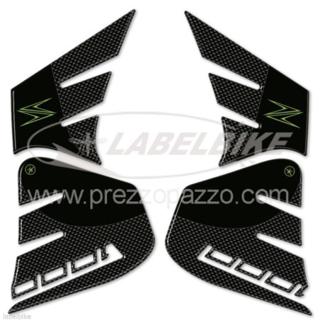 GEL-SEITENSCHUTZ-HALTERUNGEN für MOTORRAD KAWASAKI Z1000 VON 2014-2020