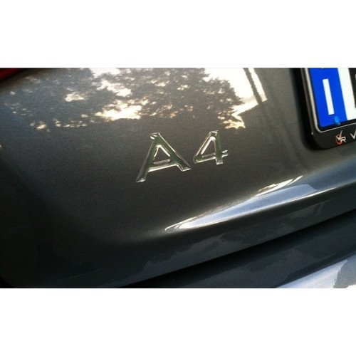 Resin gel 3D WRITING EMBLEM compatible A4 ADHESIVE/STICKER for AUDI CARS 2