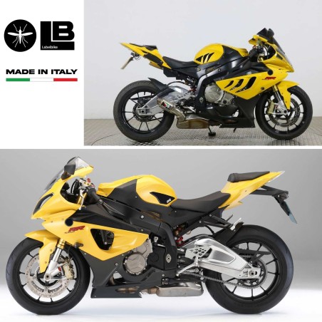 Kit PROTECCIONES LATERALES Pegatinas depósito 3D compatible MOTO BMW S1000 RR SBK