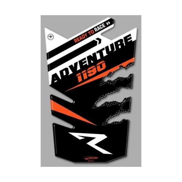 3D RESIN GEL ADHESIVE WALL PROTECTOR compatible for KTM 1190 ADVENTURE R MOTORCYCLE