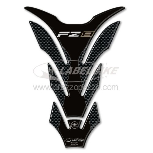 PARASERBATOIO ADESIVO SERBATOIO in RESINA GEL 3D compatibile per MOTO YAMAHA FZ8 2