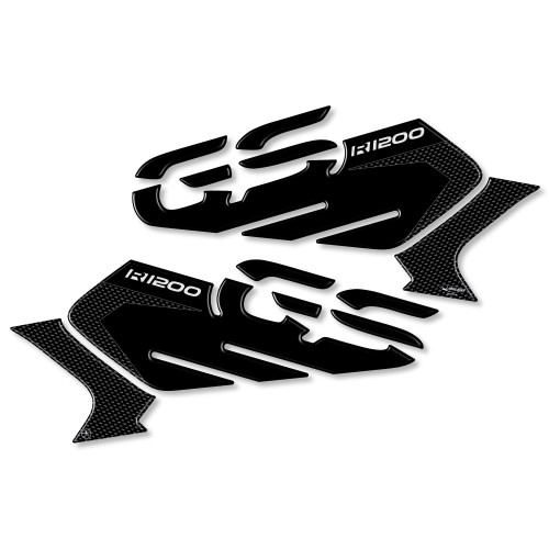 2 pegatinas de gel 3D PROTECCIONES LATERALES compatibles PARA BMW GS R1200 a partir de 2017.