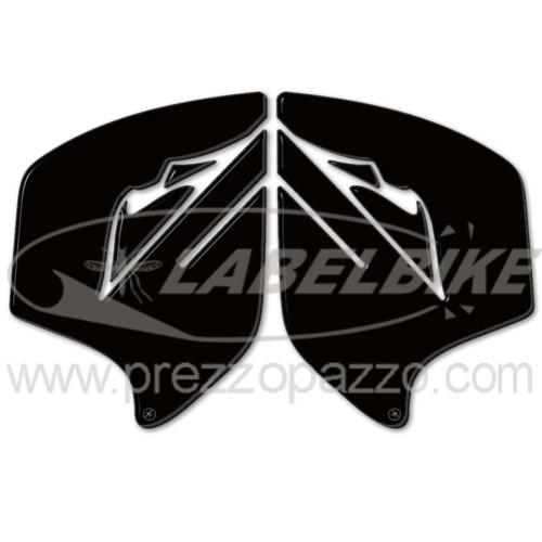 ADESIVI 3D PROTEZIONI LATERALI SERBATOIO compatibili x MOTO YAMAHA SUPER TENERE 2