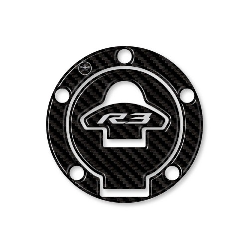 Sticker 3D Protection Bouchon de Réservoir Moto compatible Yamaha YZF R3 2015-2025