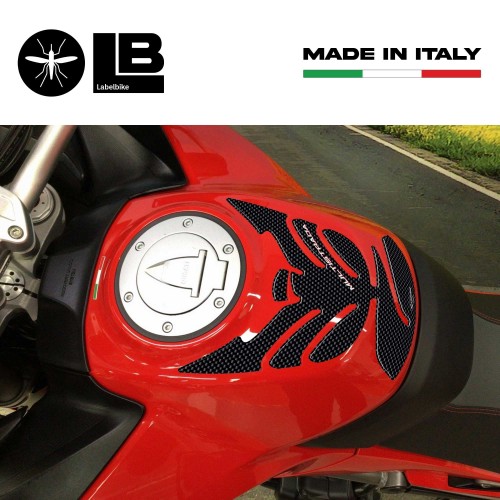 3D CARBON LOOK gel protector compatible for MOTO DUCATI MULTISTRADA 1260 2