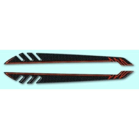 2 ADHESIVOS 3D MANGO PROTECCIÓN XMAX 400 compatible x YAMAHA X MAX 400 2013-2016