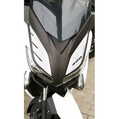 2 3D ADHESIVE FRONT PROTECTIONS compatible for YAMAHA XMAX 400 2013-2016
