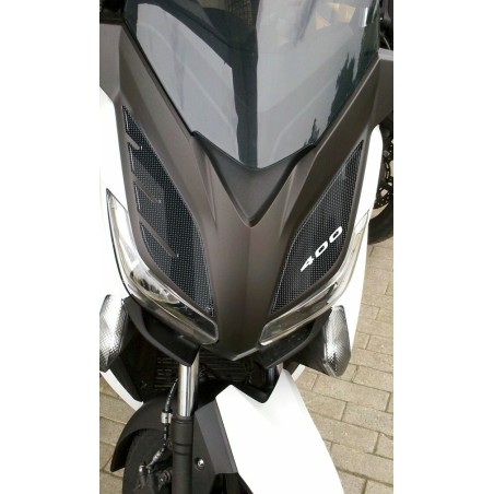 2 3D ADHESIVE FRONT PROTECTIONS kompatibel für YAMAHA XMAX 400 2013-2016