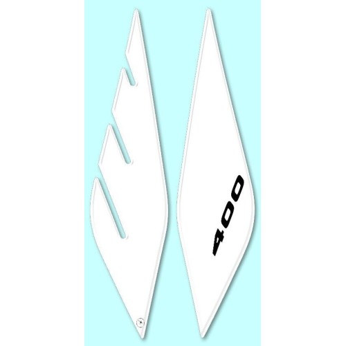 2 PROTECTIONS AVANT ADHESIVES 3D compatibles pour YAMAHA XMAX 400 2013-2016 2