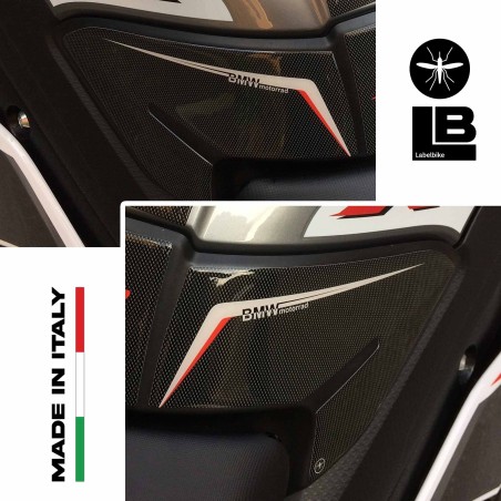 2 PROTECCIONES DEL PANEL LATERAL en resina de gel 3D compatible para moto BMW S1000XR