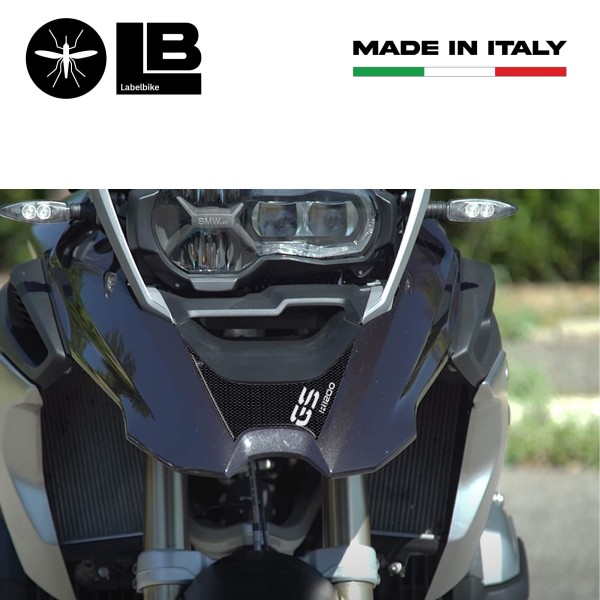 ADHESIVE 3D GEL BECK FRONT COMPATIBLE for BMW GS R1200 from 2017 CARBON