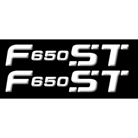 2 RESIN SCRIPT F650ST ADHESIVE-STICKERS compatible avec BMW F 650 ST MOTORBIKE