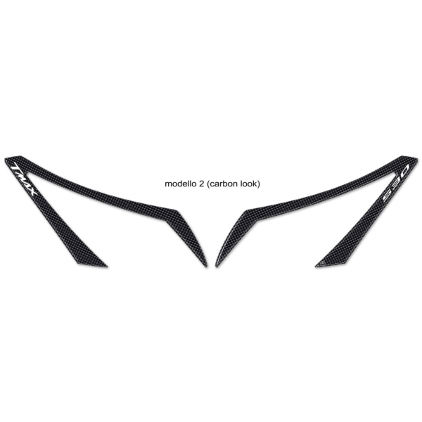 3D scooter headlight stickers compatible with Yamaha Tmax 2012 - 2014