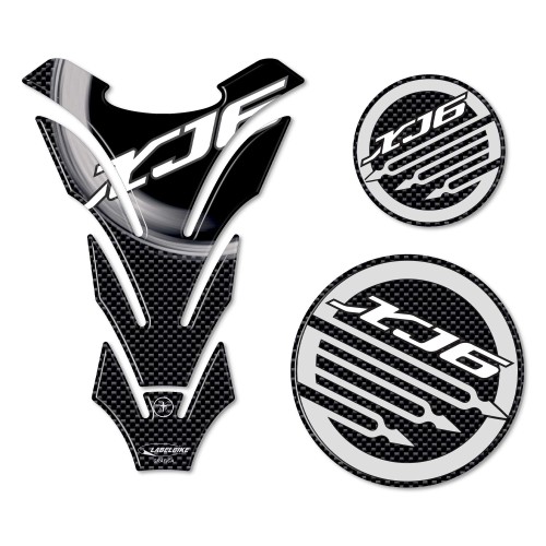 CARBON 3D GEL STICKERS ADHESIVE KIT compatible for YAMAHA XJ6 2008-2013 MOTORBIKE