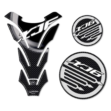 CARBONO 3D GEL ADHESIVO KIT compatible para YAMAHA XJ6 2008-2013 MOTO