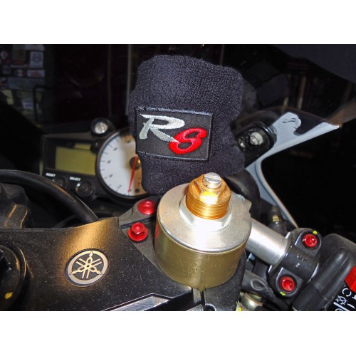 EXCLUSIVE R 6 BRAKE FLUID OIL TANK COVER pour YAMAHA R6 BIKE Noir