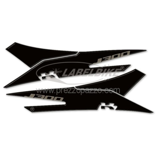 2 3D gel ADHESIVES PEDANE PROTECTIONS compatible for KAWASAKI J300 SCOOTER 2