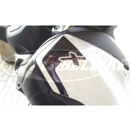 2 ADESIVI-STICKERS 3D gel PARASPIGOLI compatibili per YAMAHA XMAX 400 2017-2021