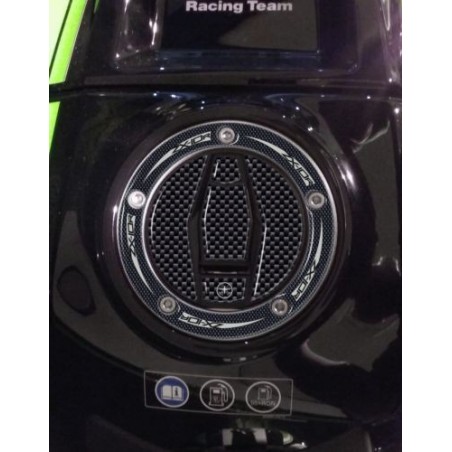 ADESIVO 3D PROTEZIONE TAPPO SERBATOIO compatibile MOTO KAWASAKI ZX-10R 2017-2019