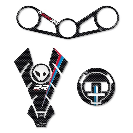 S1000 RR KIT 3 3D PROTECTION STICKERS COMPATIBLE WITH BMW S1000RR 2012-2014 MOTORBIKES