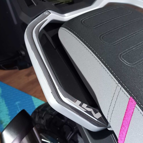 3D Gel Stickers 3D Motorcycle Handle Protectors compatible with CFMOTO 450MT